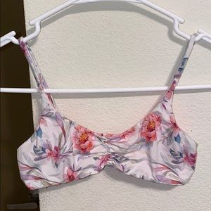 San Lorenzo Floral Cage Back Bikini Top